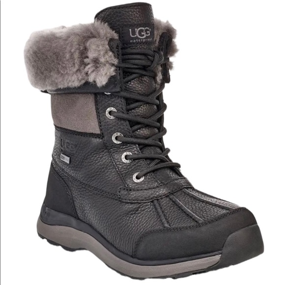 New UGG Adirondack III Black Waterproof Boots, Women’s Size US 8.5 - Picture 3 of 15